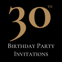 30th Birthday Party Invitations