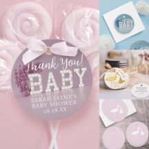 Baby Shower Thank You Favor Tags