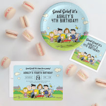 Peanuts   Charlie Brown and Gang Birthday