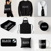 Black With Gray Text On Black Solid Color 