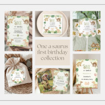 One-a-Saurus Dinosaur 1st Birthday Party