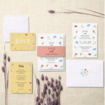 Wedding Collection - Flower Celebration Invitation
