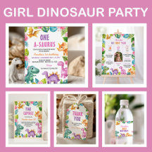 Girl Dinosaur Party