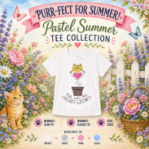 Cats Make the Heart Grow Summer Collection