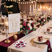 Table Card Holders – Custom & Elegant