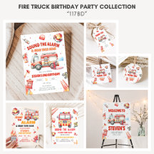 Fire Truck Birthday Party Collection