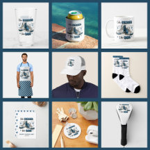 Blue Sneakers Like Father, Like Son