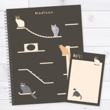 Cute Cats Play Wall Stationery