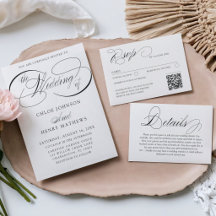 Elegant Classic Script Wedding Collection