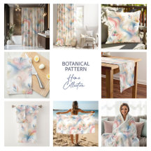 Pastel colors botanical pattern