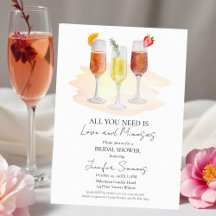 Mimosa Cocktails Bridal Shower Collection