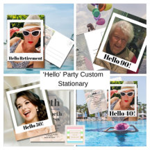 Hello Party Custom Stationary 