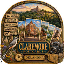 Claremore Oklahoma Postcards/Gifts