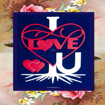 "I LOVE U" With Roots Split "I" AsmoCrafts Collect