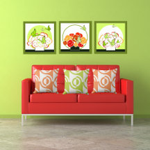 Butterfly Wall Decor Meets Pillows