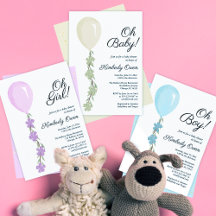  Cute Balloon Baby Shower Collection