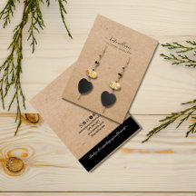 Custom Earring Display Card