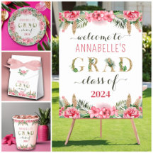 Class Of 2024 Floral Luau Graduation Party