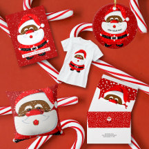 African-American Santa Claus Christmas gifts