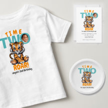 Time TWO Roar! 2nd Birthday Party Tiger Collection