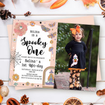 Pink Spooky Girl Birthday