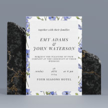 simple blue & purple florid 