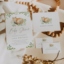 Woodland Fox Baby Shower