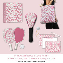 Pink Love Heart Home Decor, Stationery & Gifts