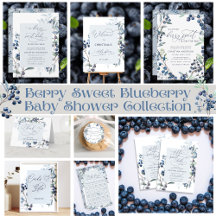  Berry Sweet Blueberry Baby Shower Collection