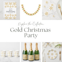 Gold Christmas  Party Collection