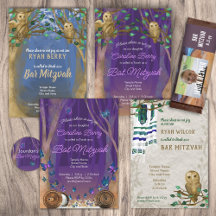 Wisdom, Owls, Storybook Bar Mitzvahs, Bat Mitzvahs