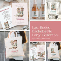 Nashville Last Rodeo Boots Bachelorette Party