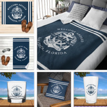 Your Name of Boat Ancient Anchor