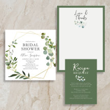 Eucalyptus Garden Rustic Bridal Shower