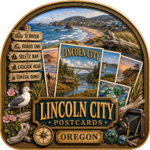 Lincoln City Oregon Postcards/Gifts