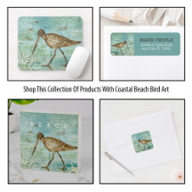 Coastal Bird Beach Art Decor