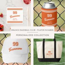 Orange Baseball Club Custom Player & Team