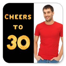 30th birthday party - balloon text