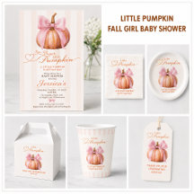 Little Pumpkin Baby Shower Collection   Fall Girl