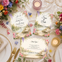 Romantic Lakeside Garden Serenity Wedding