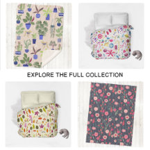 Floral Bedding and Blankets