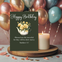 Matthew 5:7 Christian Birthday Wishes