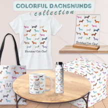Colorful Dachshunds Collection