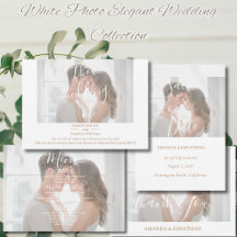 White Photo Elegant Wedding Collection