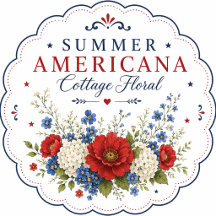 Summer Americana Cottage Floral