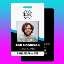 Custom Employee ID Badges & Name Tags – Business