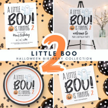 Boo Ghost Halloween Kids Birthday