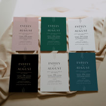 EVERLY Art Deco Wedding | Additional Colors