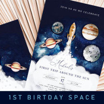 Outer Space 1st Birthday Theme