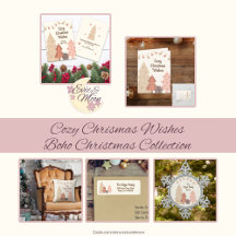 Cozy Christmas Wishes Boho Christmas Collection